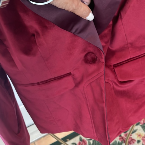 NWT ALTUZARRA velvet blazer M and pants sz 4 - Picture 7 of 15